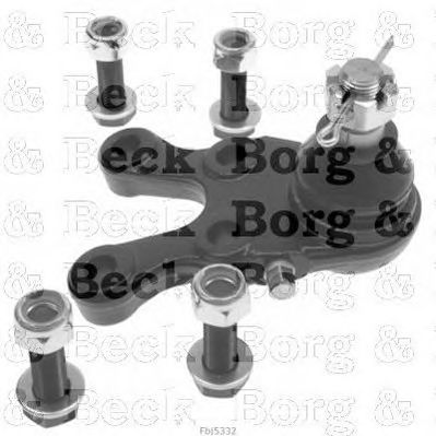 BORG & BECK bbj5332 -  Несущий / направляющий шарнир